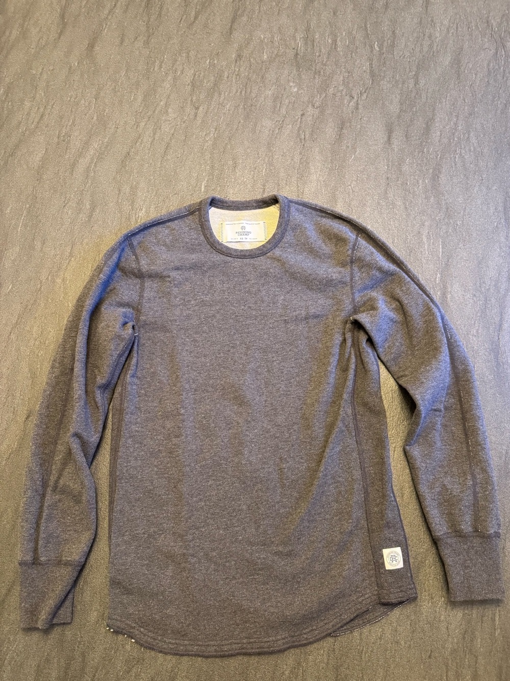 Men’s Reigning Champ Slim Crewneck Sweatshirt Unisex Sz XS